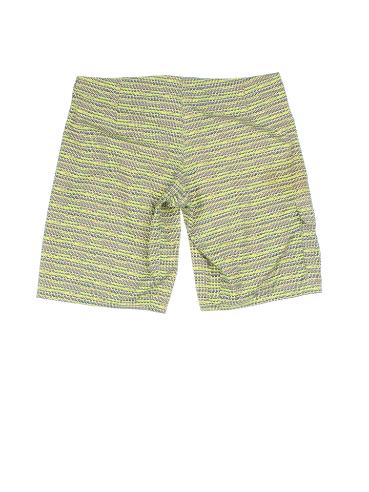 Vintage Adidas Board shorts in yellow colourway with lace up fastening, multiple pockets and the logo embroidered on the front.