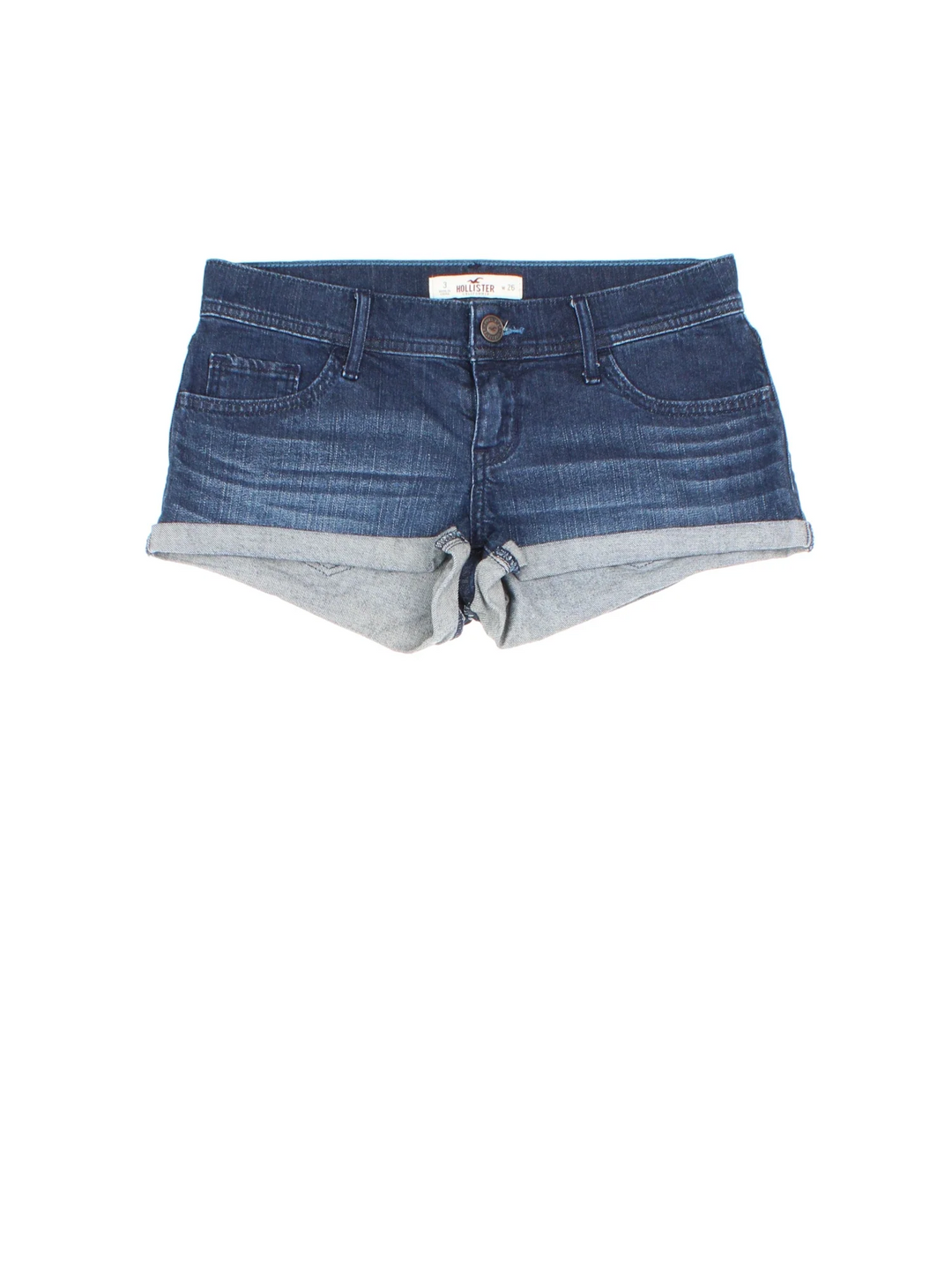 Vintage Y2K shorts in blue colourway with multiple pockets and contrast stitching.