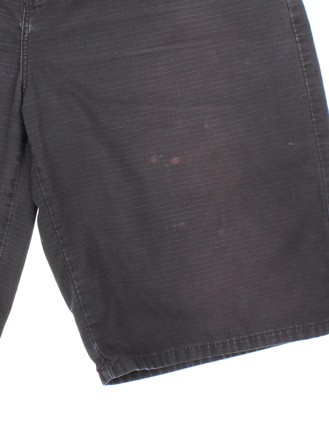 Vintage Dickies shorts in black colourway with multiple pockets and the logo embroidered on the back.