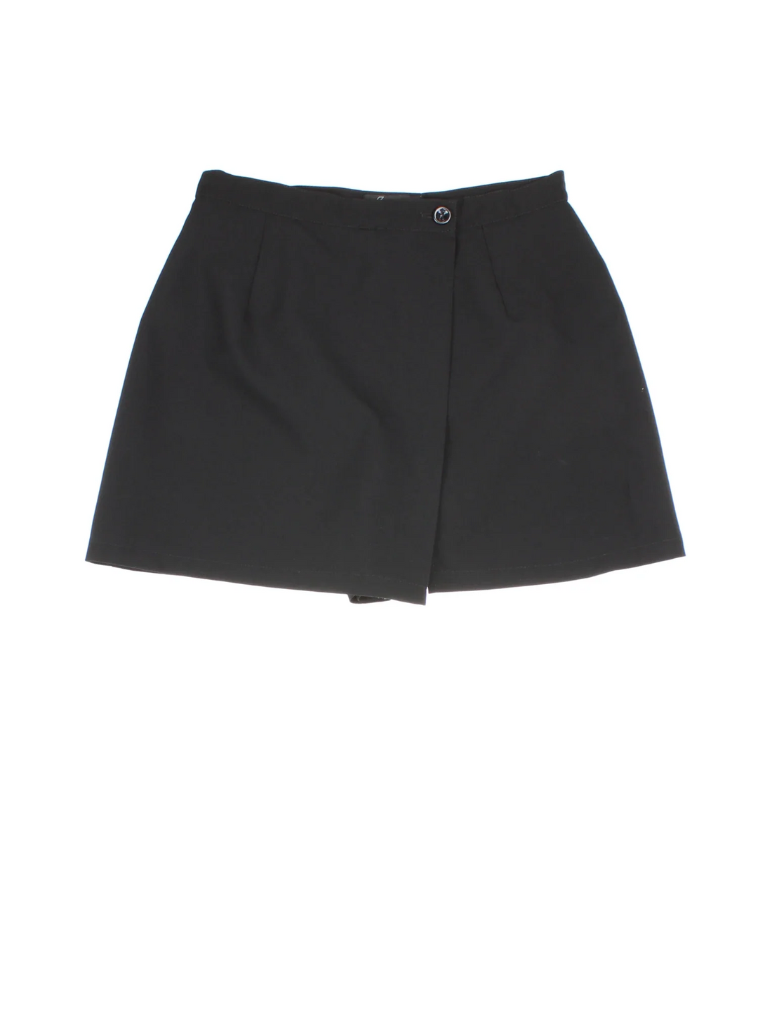 Y2K Wrap Around Skort in black colourway. Wrap around fastening, with built in shorts.