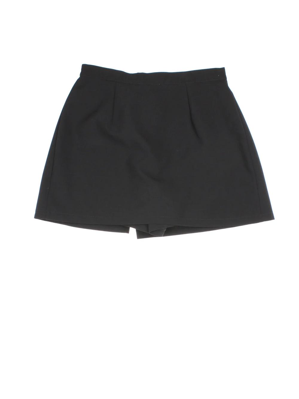 Y2K Wrap Around Skort in black colourway. Wrap around fastening, with built in shorts.