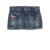 Y2K Denim Mini Skirt (Size XL)