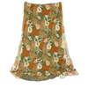 Y2K Floral Sequin Midi Skirt