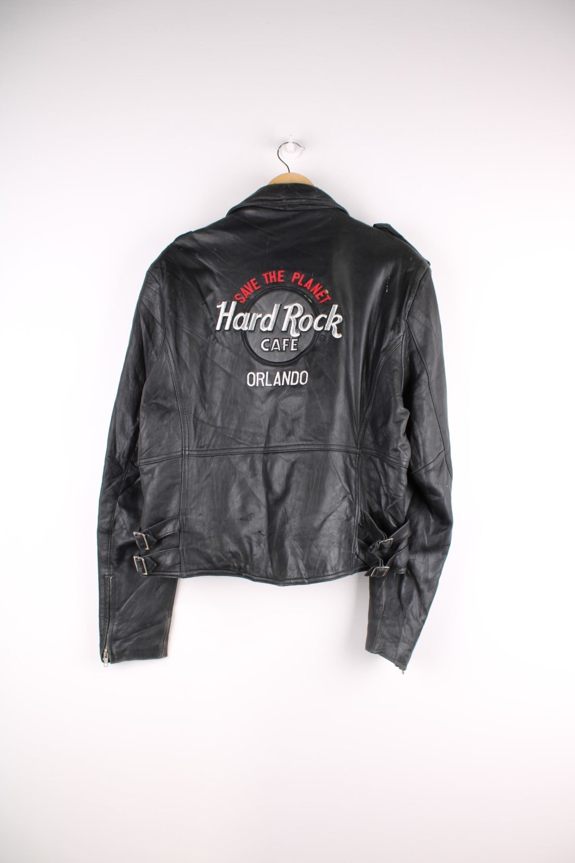 90s Hard Rock Cafe Motorcycle Jacket (Size M) – VintageFolk