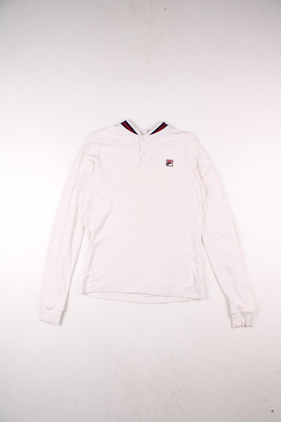 Fila White Line Polo Shirt (Size S) – VintageFolk