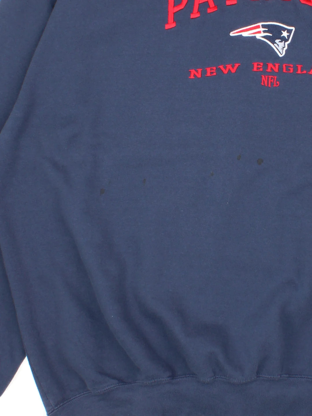 New England Patriots NFL Sweatshirt in a blue colourway with the logo on the front.