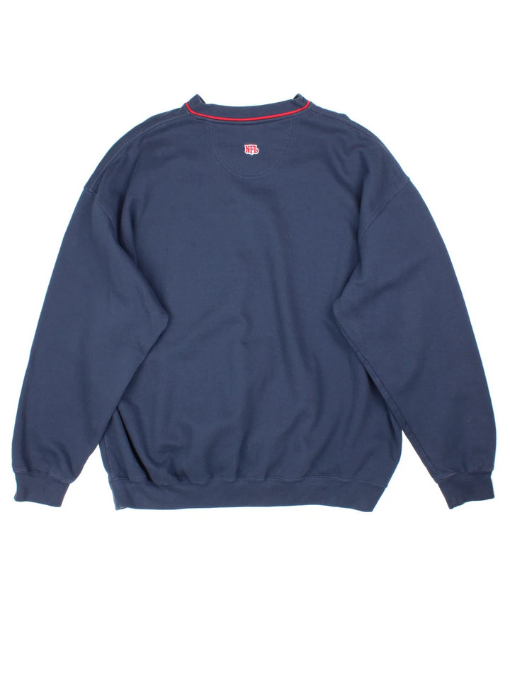 New England Patriots NFL Sweatshirt in a blue colourway with the logo on the front.