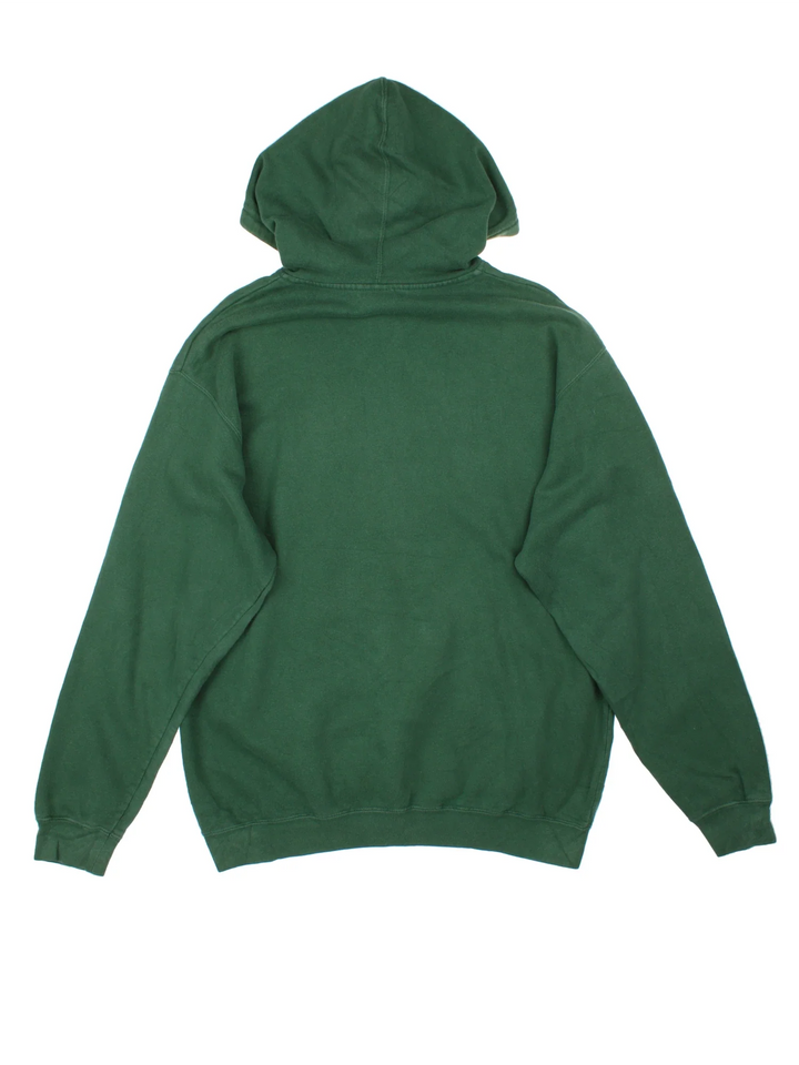 New York Jets NFL Hoodie in a green colourway with the logo and spell out embroidered on the front.