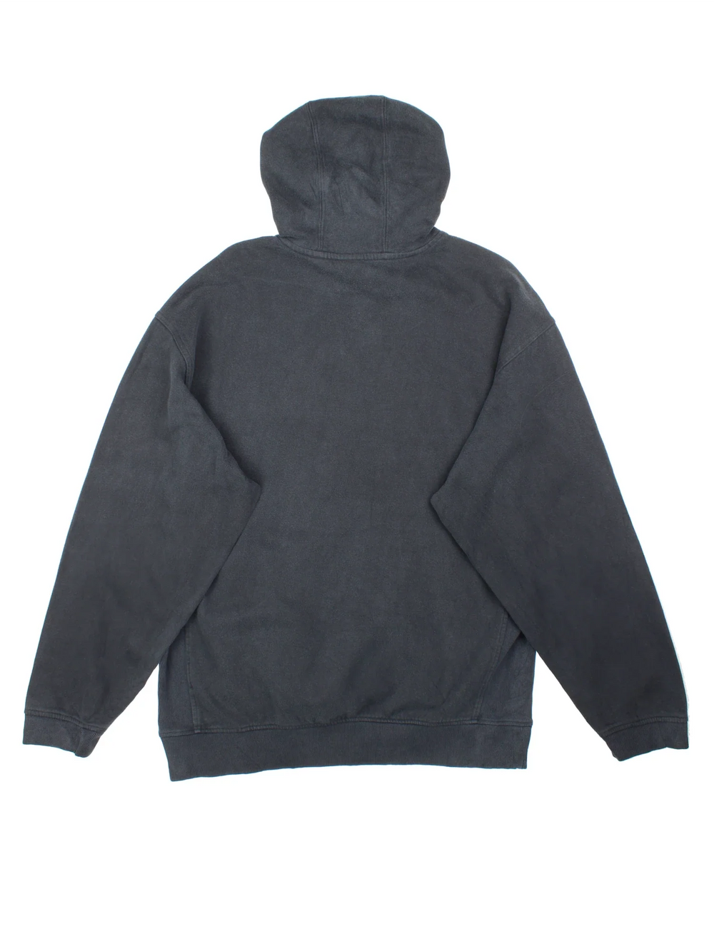 Vintage Nike Lacrosse Hoodie in a black colourway with the logos embroidered on the front.