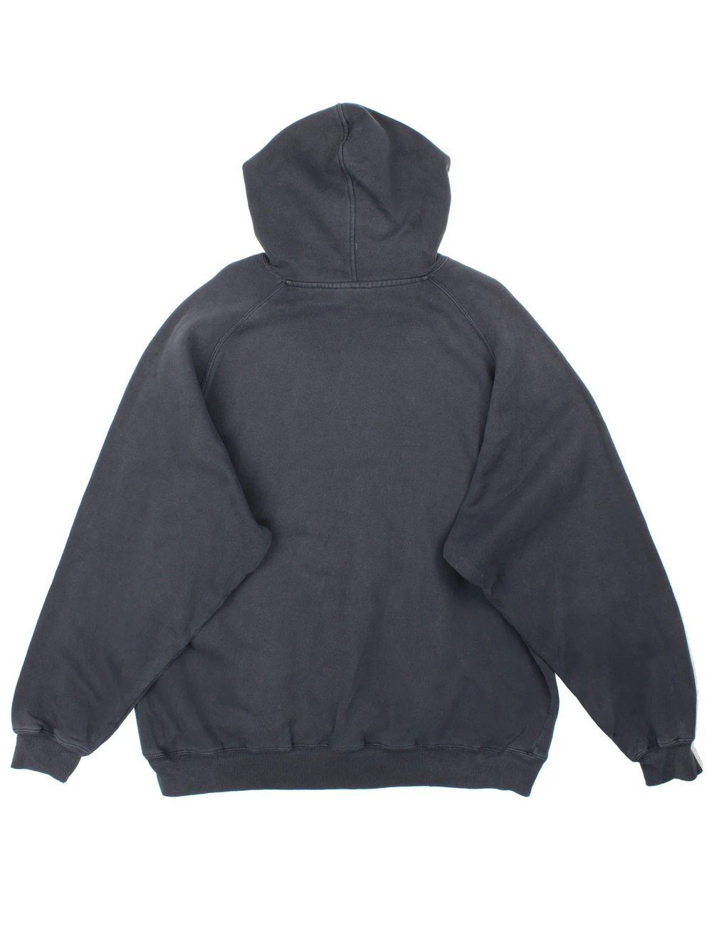 Vintage Nike Iowa Hoodie in a black colourway with the logo and spell out embroidered on the front.