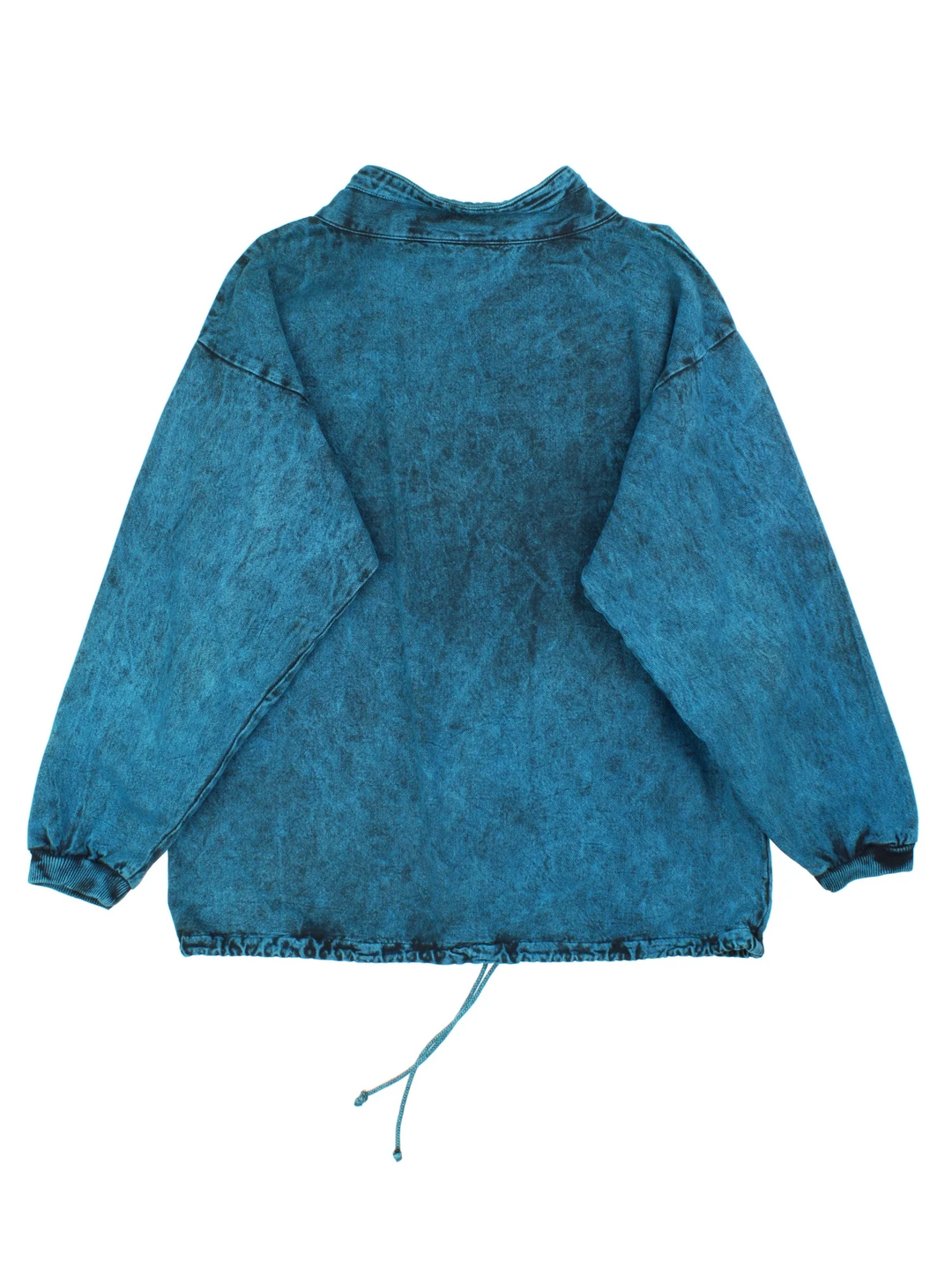 Vintage Wolf Country Sweatshirt in a blue colourway with the logo and wolf graphic printed on front.