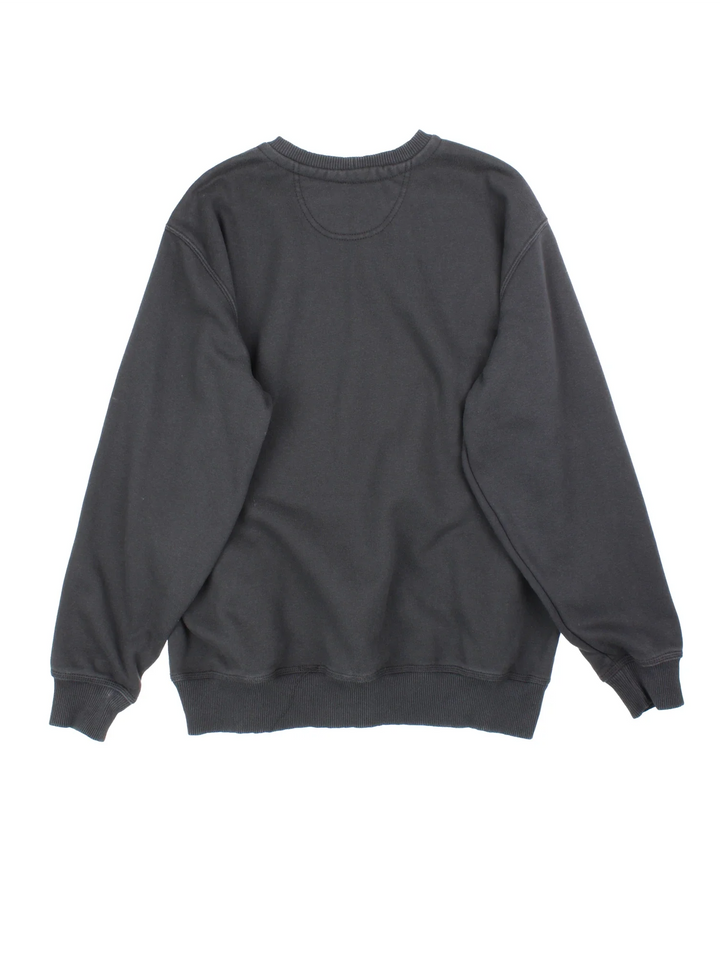 Carhartt Sweatshirt in a black colourway with small classic logo on the front.