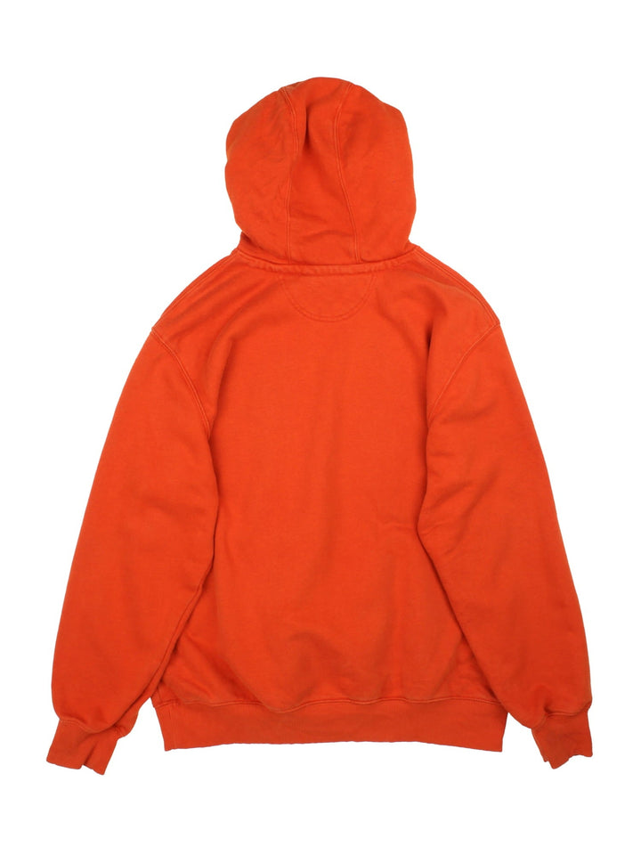 Carhartt Hoodie in a orange colourway with the logo embroidered on the front.