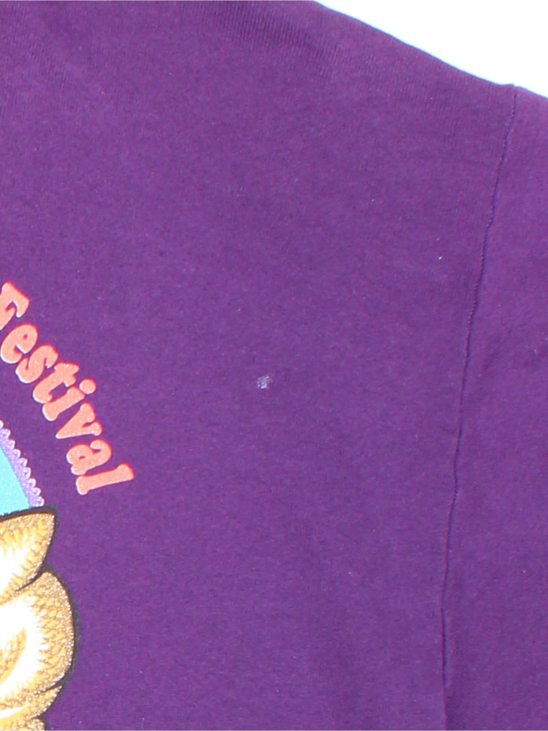 Vintage 1994 JJ's Blues Festival Sweatshirt in a purple colourway with blues band graphic on the front and the spell out / performing artist list printed on the back.
