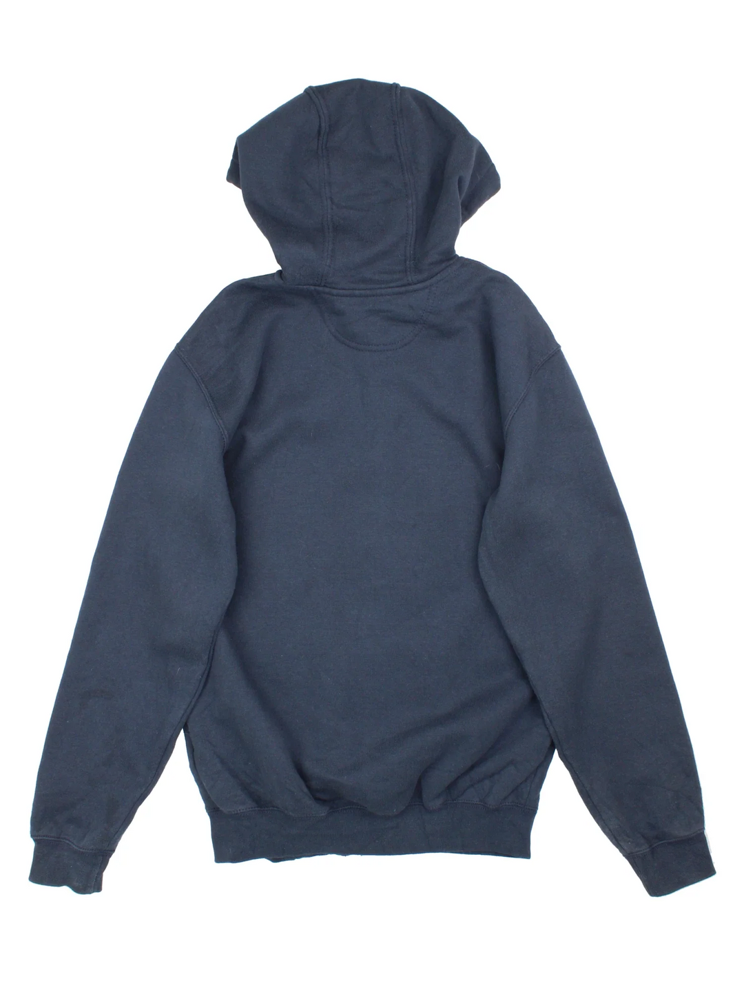 Carhartt Hoodie in a blue colourway with full zip up and classic logo on the front.