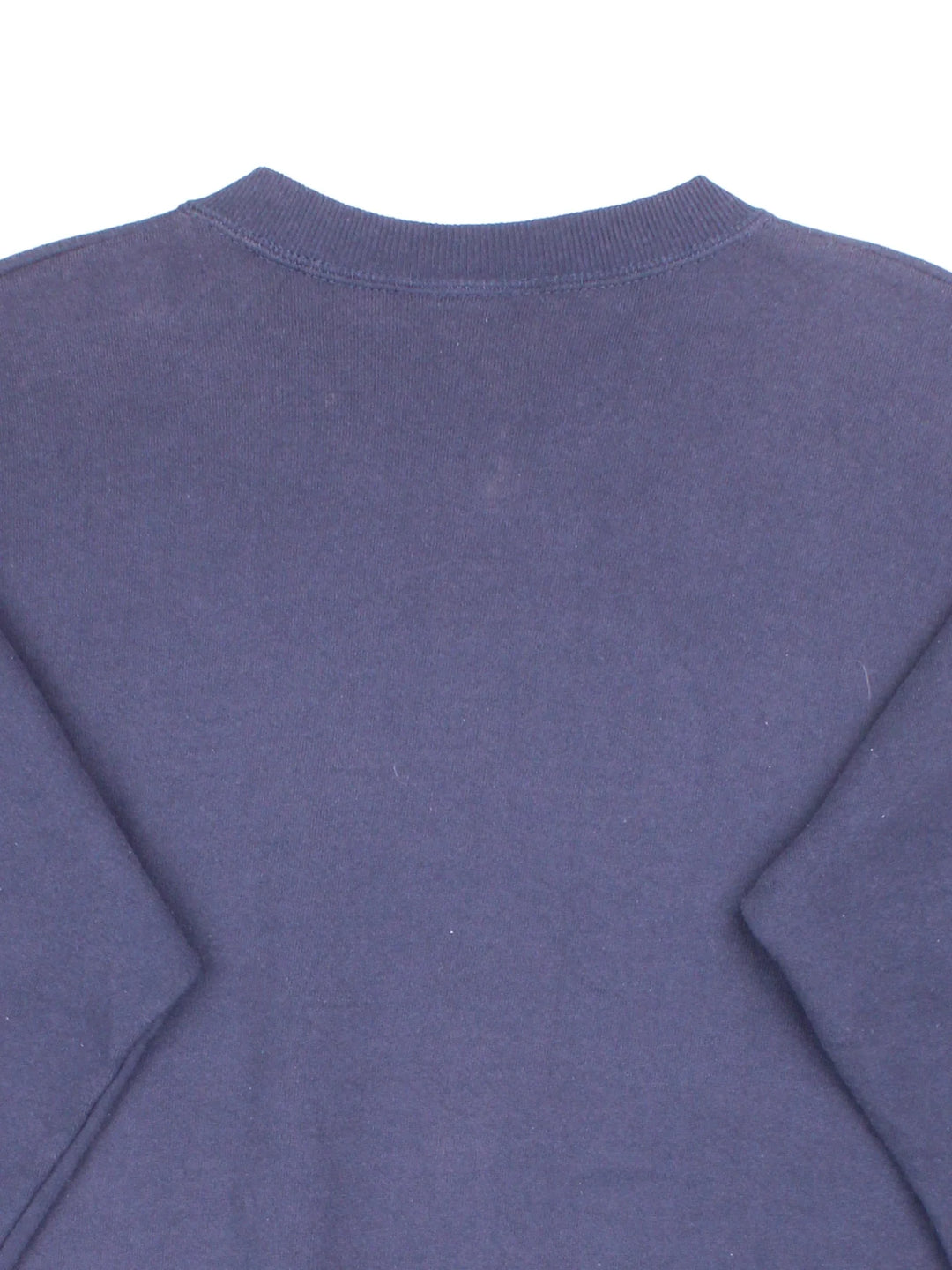Vintage Boston Sailing Sweatshirt in a blue colourway with spell out and graphic printed across the front.