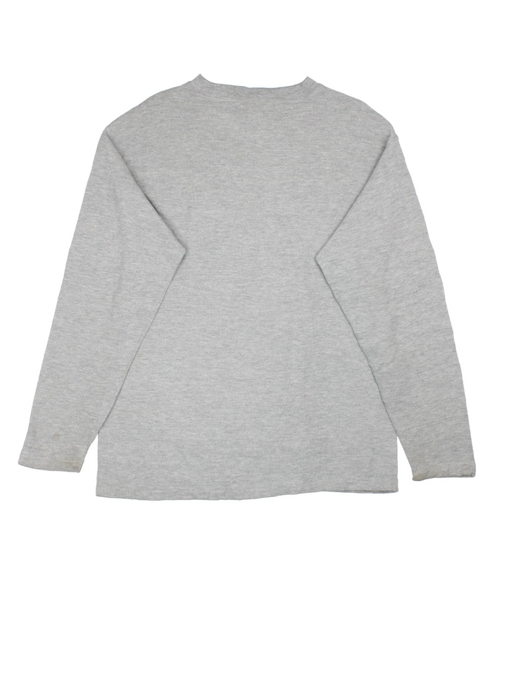 2001 Pittsburgh Steelers NFL Sweatshirt in a grey colourway with logo graphic across the front.