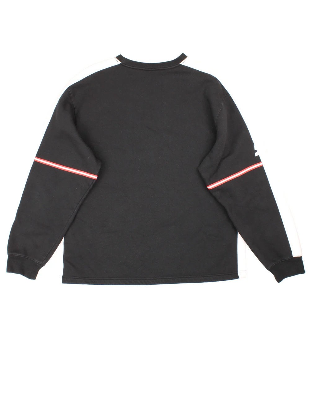 Starter Tony Stewart Nascar Racing Sweatshirt in a black/red colourway. Crew neck with contrast trims and branding embroidered on the front/sleeve.