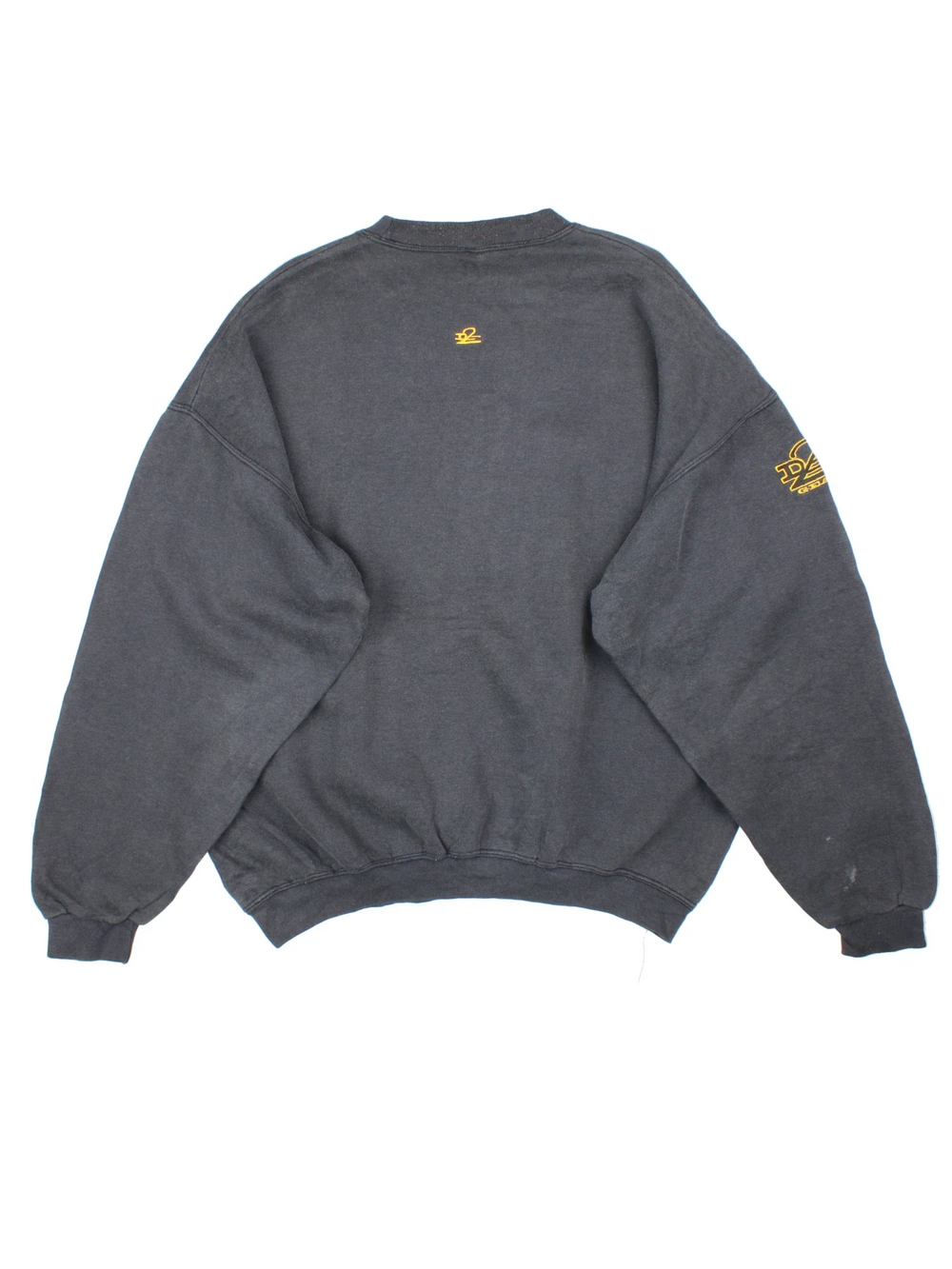 Vintage Hip Hop Headz Sweatshirt in a black colourway with the logo and graphic printed on front and sleeve.