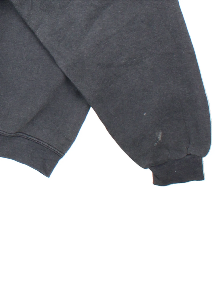 Vintage Hip Hop Headz Sweatshirt in a black colourway with the logo and graphic printed on front and sleeve.