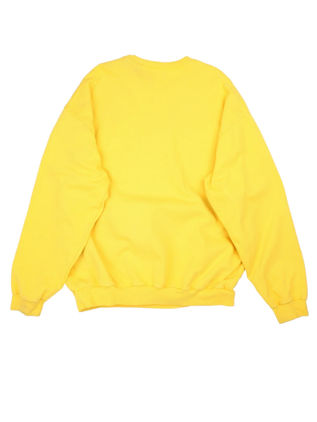 Vintage Obey Sweatshirt in a yellow colourway with the logo and small graphic on front.