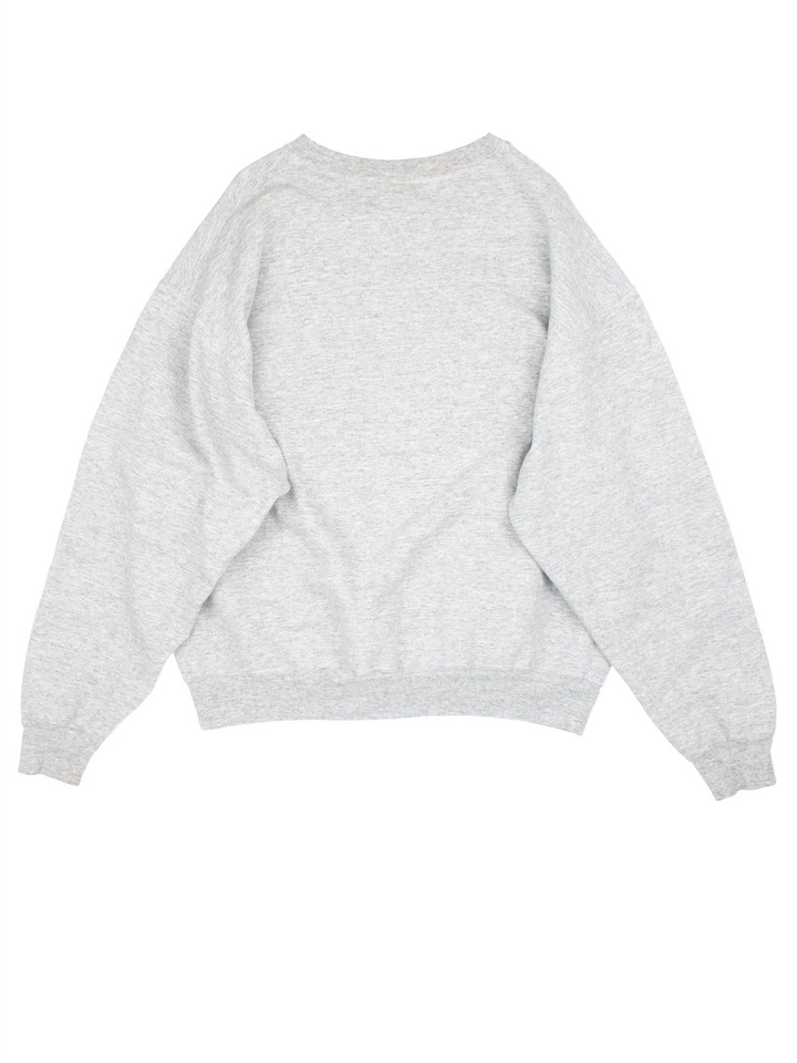Vintage NHL Columbus Blue Jackets Hockey Sweatshirt in a grey colourway with the logo and graphic on front.