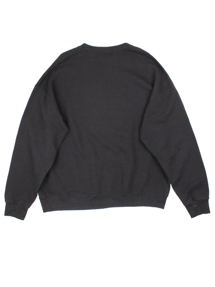 NFL Pittsburgh Steelers Sweatshirt in a black colourway with the classic logo on the front.