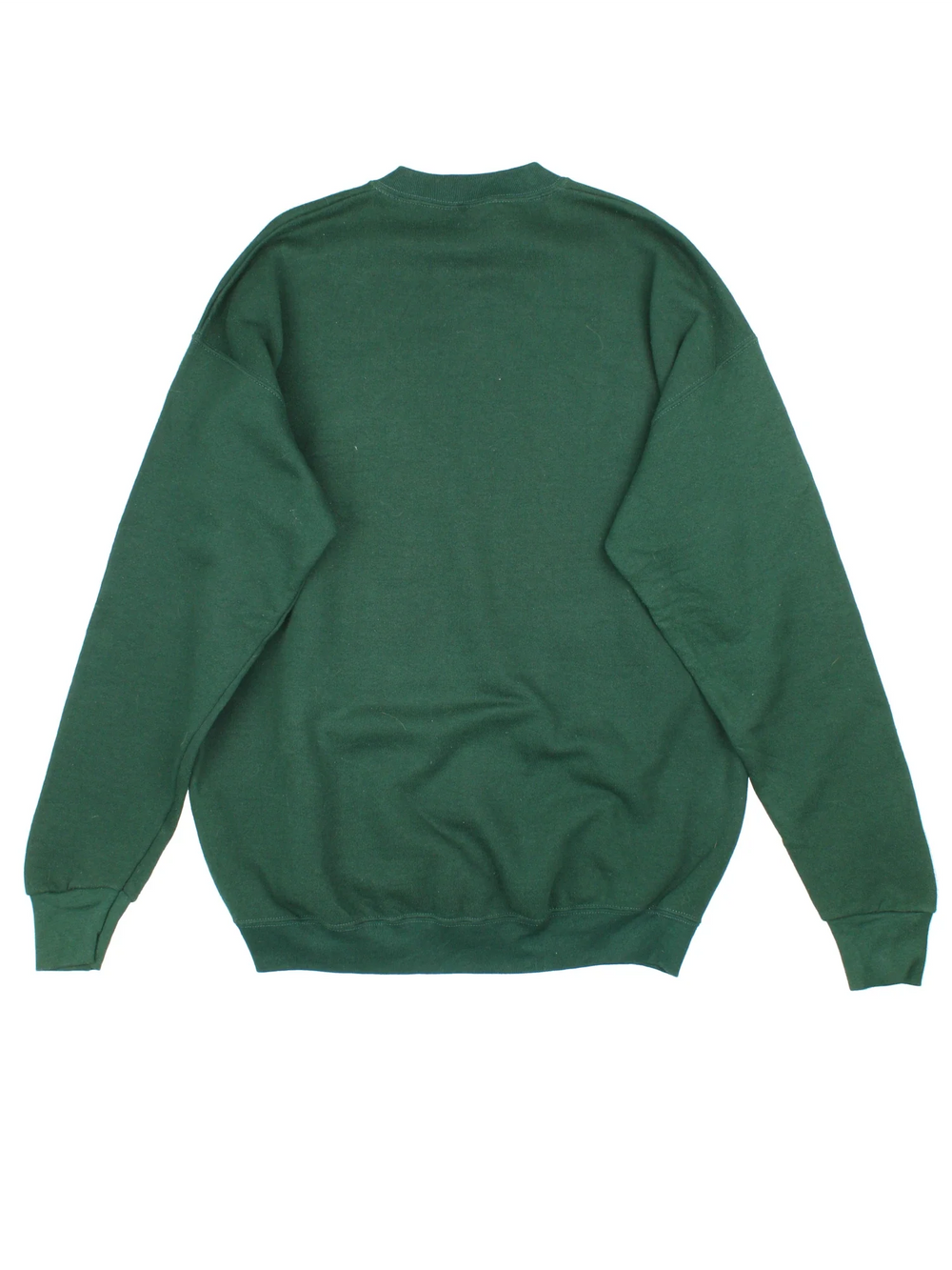 Vintage Bald Eagle Fruit of the Loom Sweatshirt in a green colourway with large eagle graphic printed on front.