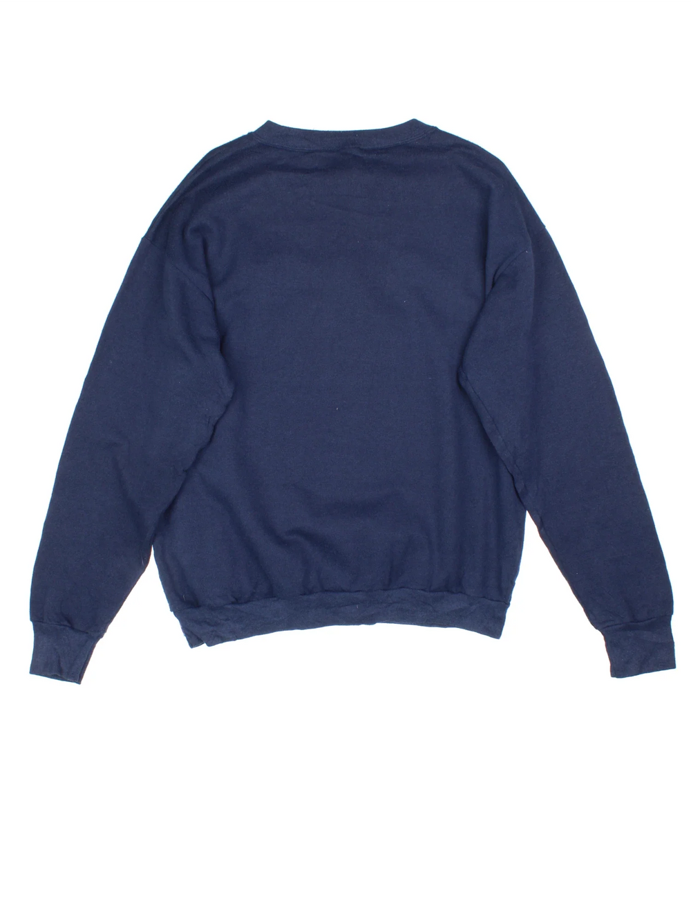 Vintage Michigan Wolverines Sweatshirt in a blue colourway with the logo and basketball graphic on the front.