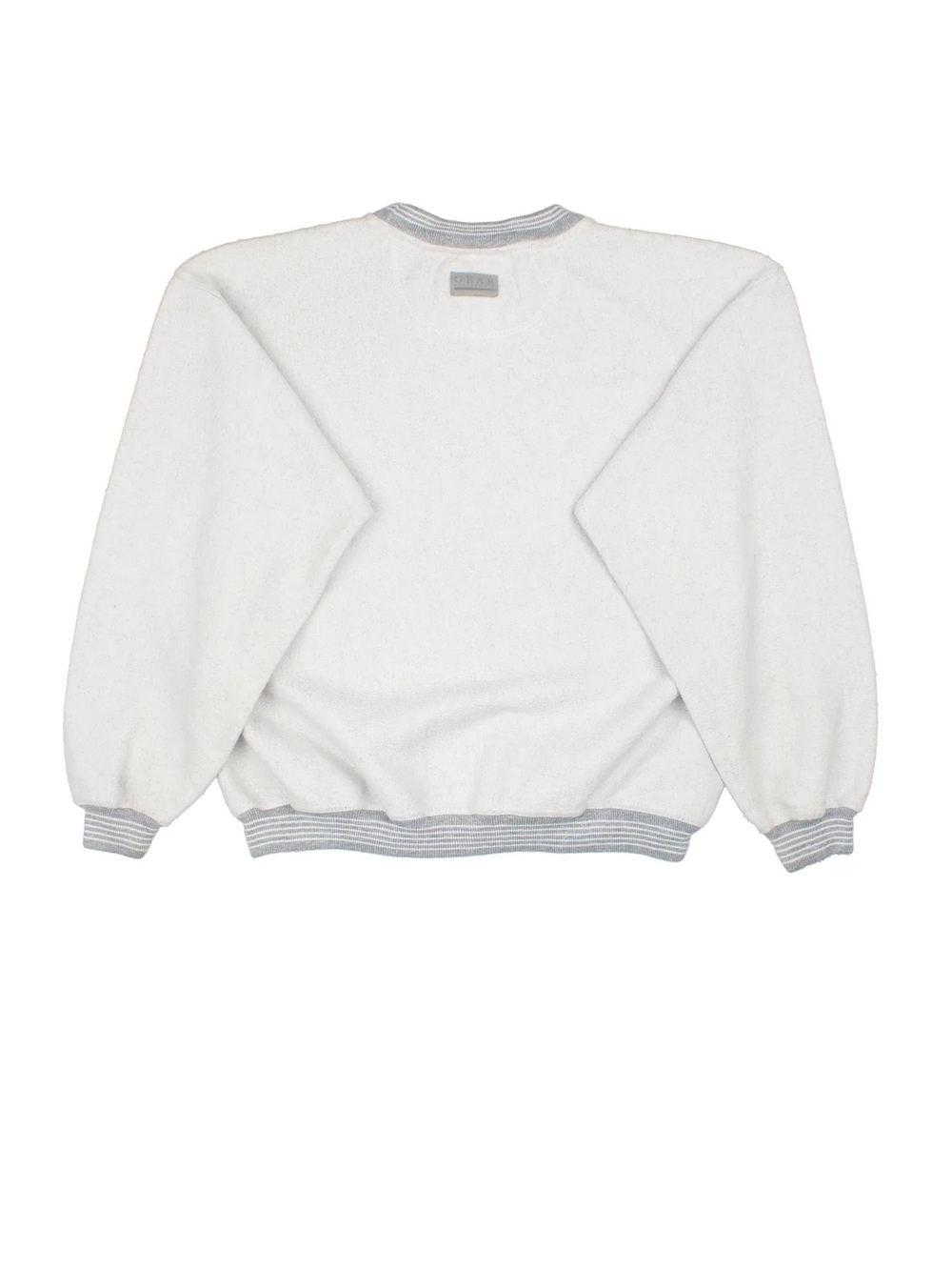 Vintage Georgia College Sweatshirt in a grey colourway, with contrast hems and spell out printed across the front.
