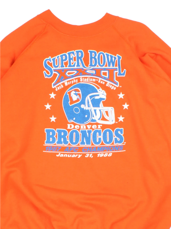 1988 NFL Denver Broncos Super Bowl Champions Sweatshirt
