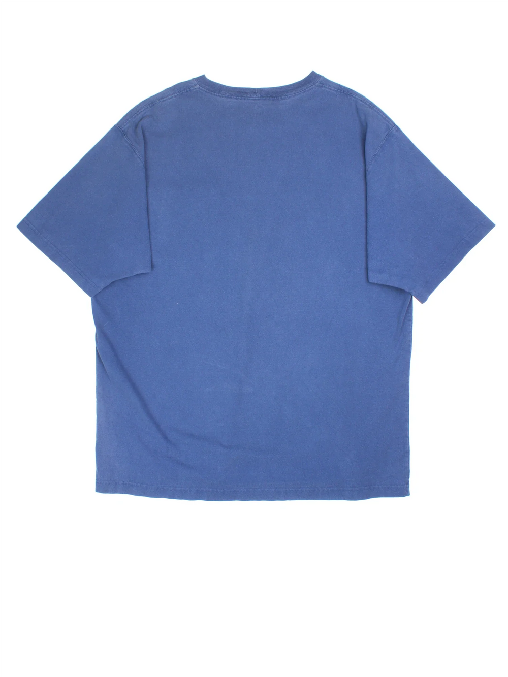 Vintage Carhartt T-Shirt in a blue colourway with front pocket and logo embroidered on the front.