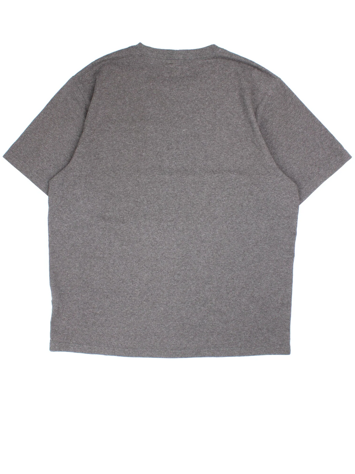 Vintage  T-Shirt in a  colourway with front pocket and logo embroidered on the front.