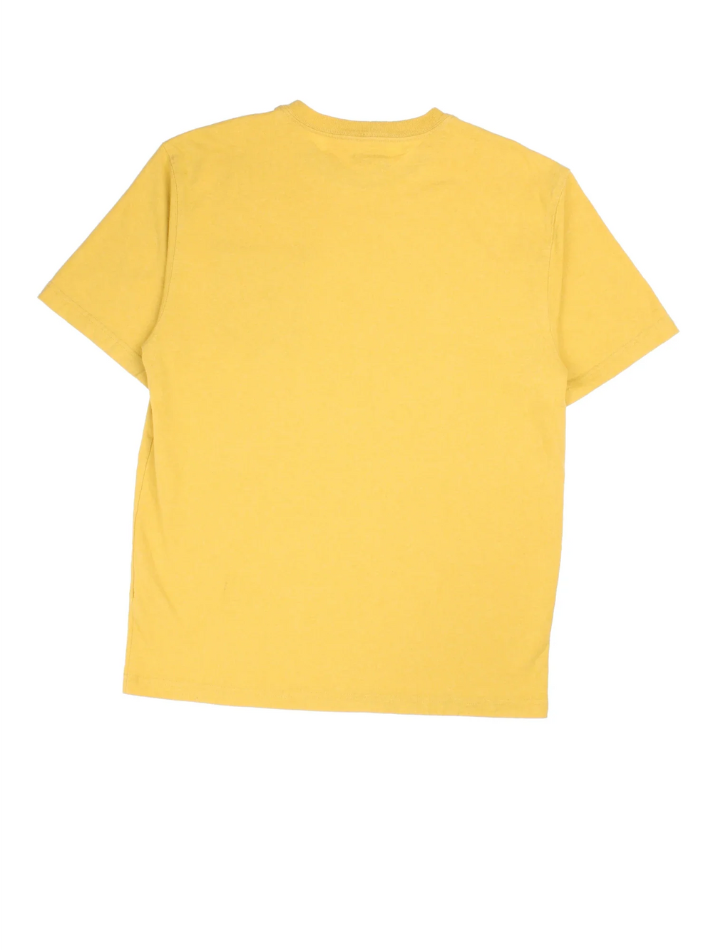 Vintage Carhartt T-Shirt in a yellow colourway with front pocket and logo embroidered on the front.