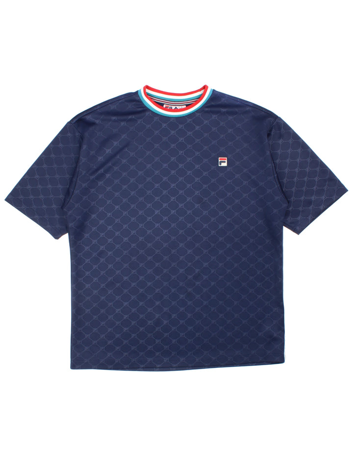 Fila Patterned Sports T-Shirt (Size M)