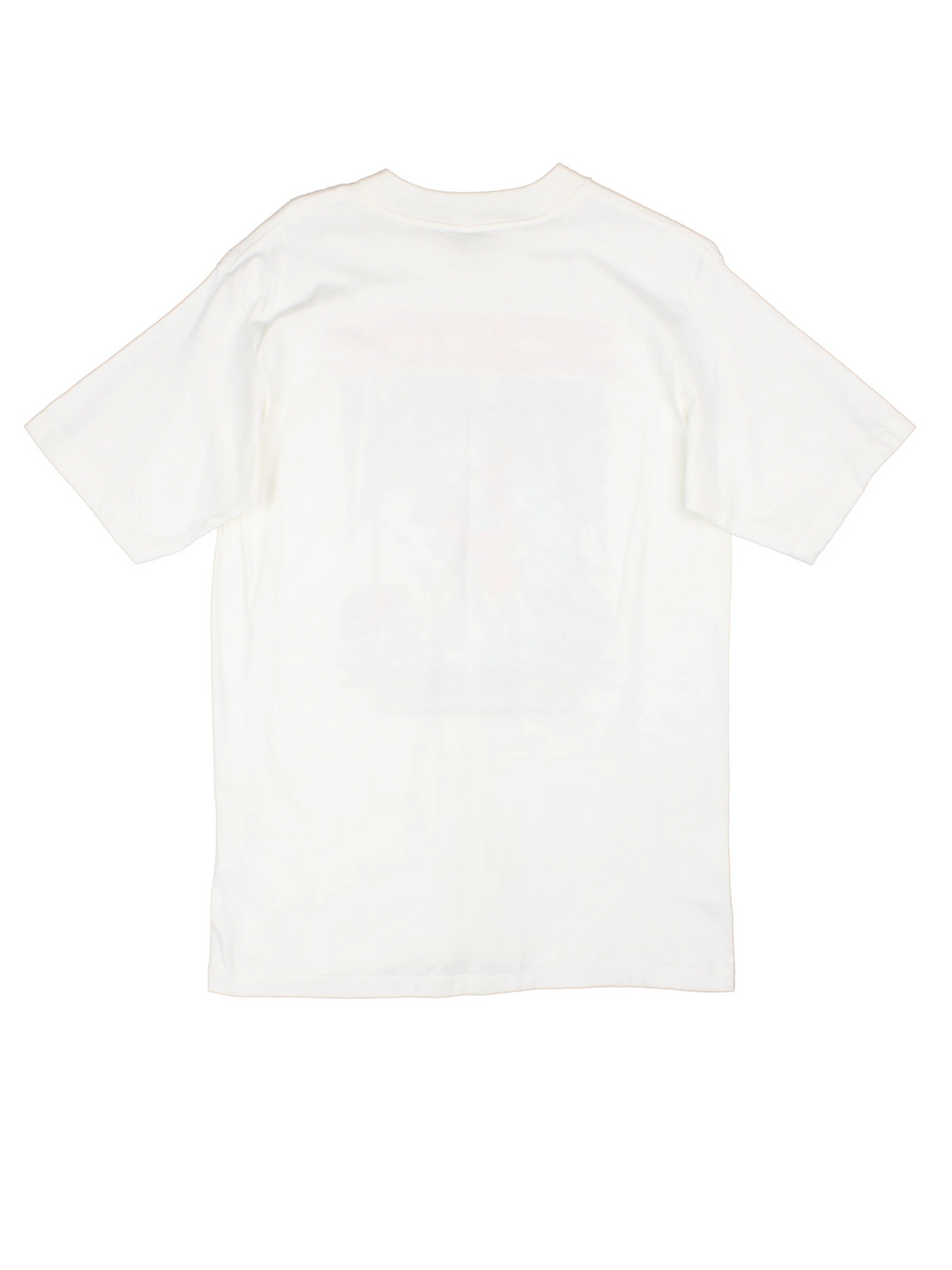 Vintage 90's XXIV Super Sunday single stitch white t-shirt. Features printed Denver Broncos vs San Francisco 49ers graphic on the front. Made by Touch of Gold. good condition - two faint marks on the front