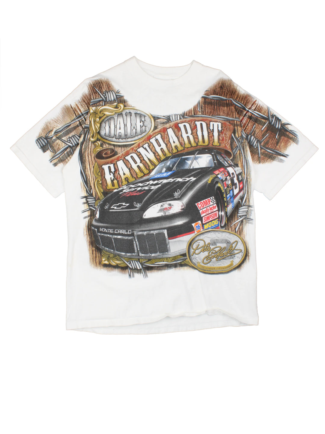 Vintage Dale Earnhardt all over print graphic t-shirt by Chase Authentic's 