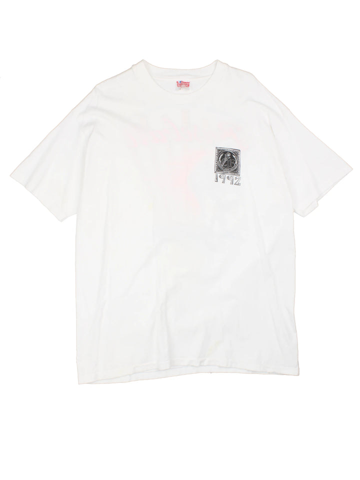 Vintage 1992 CCS Reebok Baseball Championships, single stitch T-Shirt.