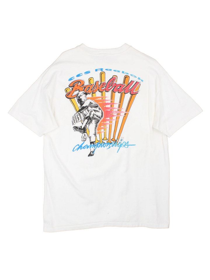 Vintage 1992 CCS Reebok Baseball Championships, single stitch T-Shirt.