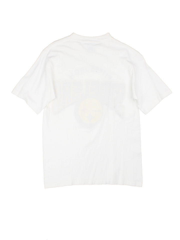 Vintage 1994 Pittsburgh Steelers single stitch T-Shirt with print across the chest.