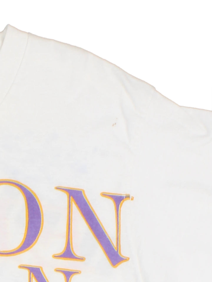 Vintage 1993 Elton John concert t-shirt with printed graphics on the front and back