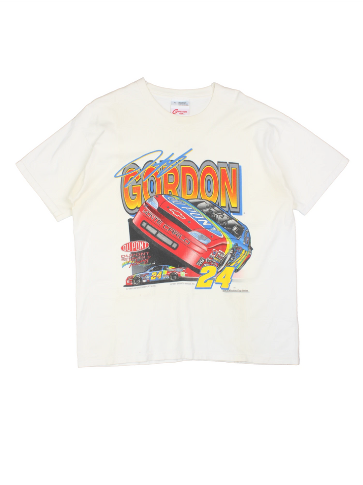 Vintage 1997 Jeff Gordon x Dupont NASCAR graphic t-shirt 