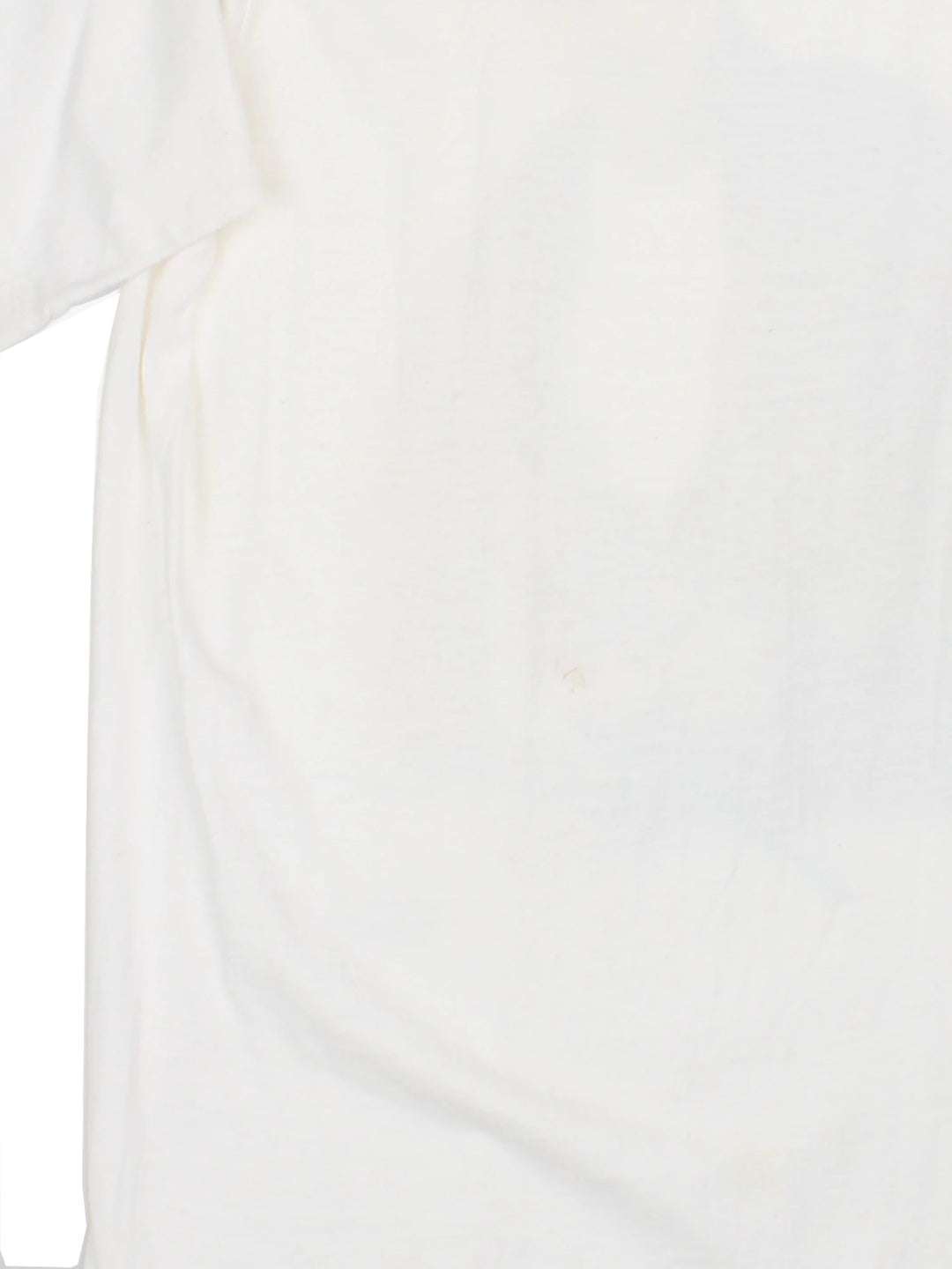 Vintage 1987 James Deen T-Shirt in a white colourway with the artist printed on the front in a 80's pop art style.
