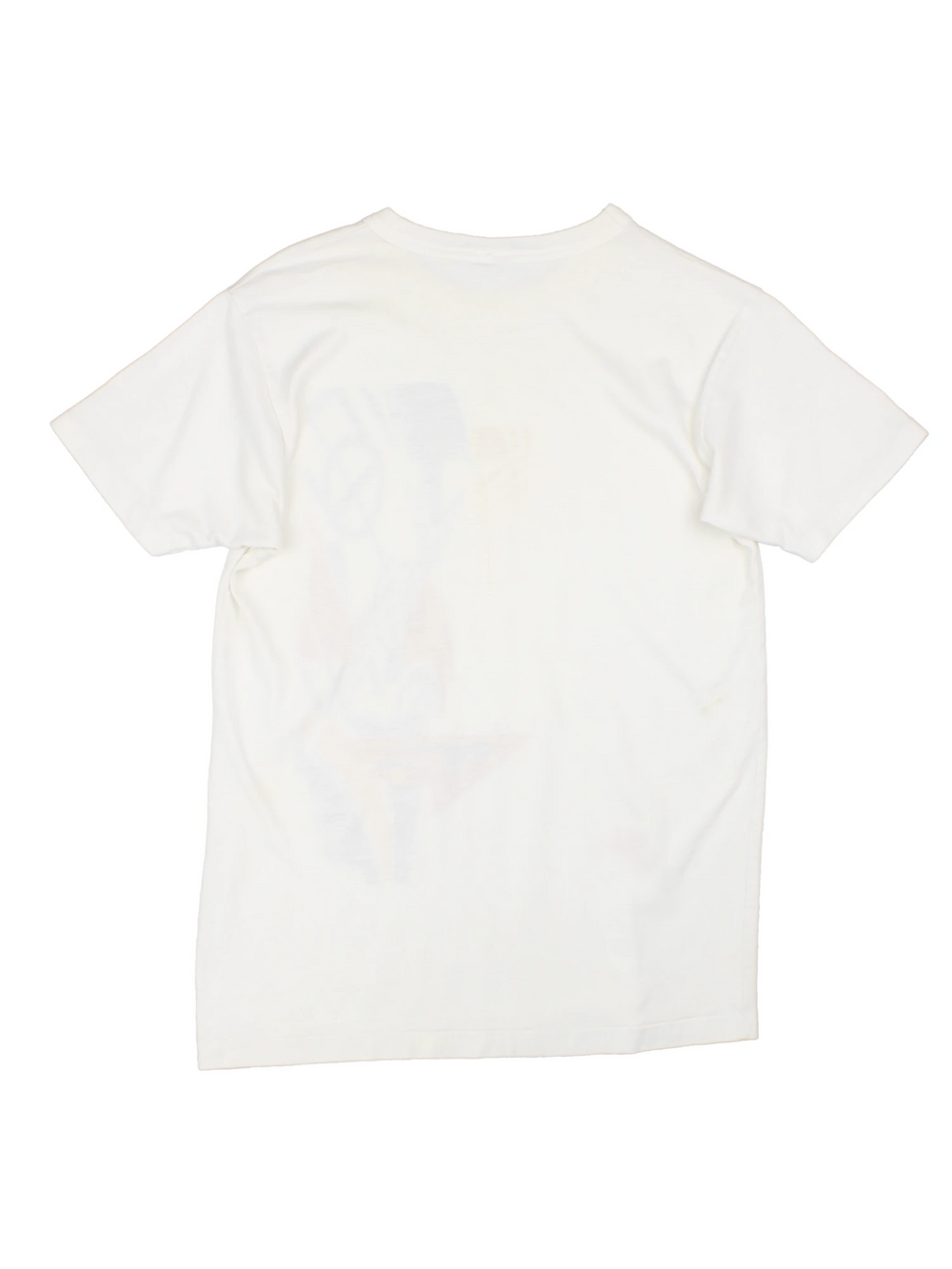 Vintage 90s Nike Flight T-Shirt in a white colourway with a large graphic on the front, and single stitch hem.  
