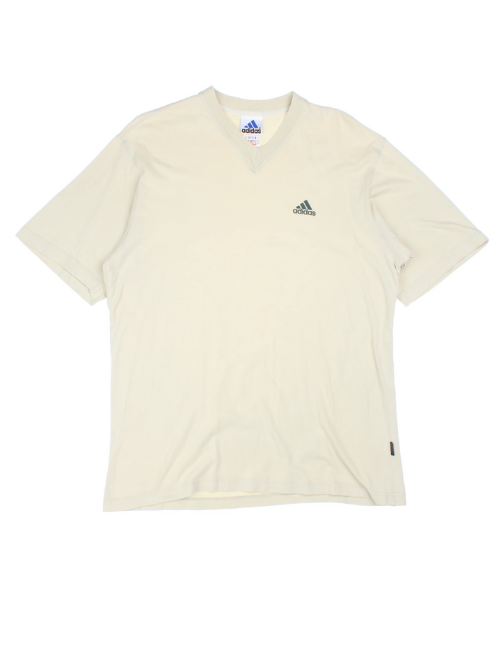 Beige t-shirt with Adidas logo 