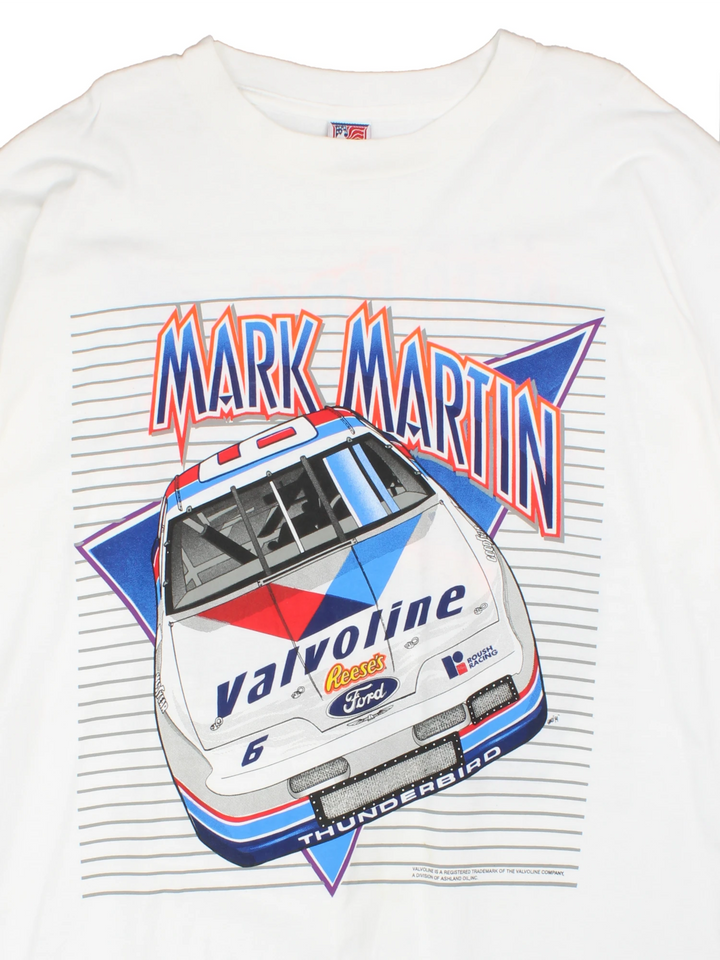 Ford Official Sportswear Mark Martin NASCAR printed t-shirt