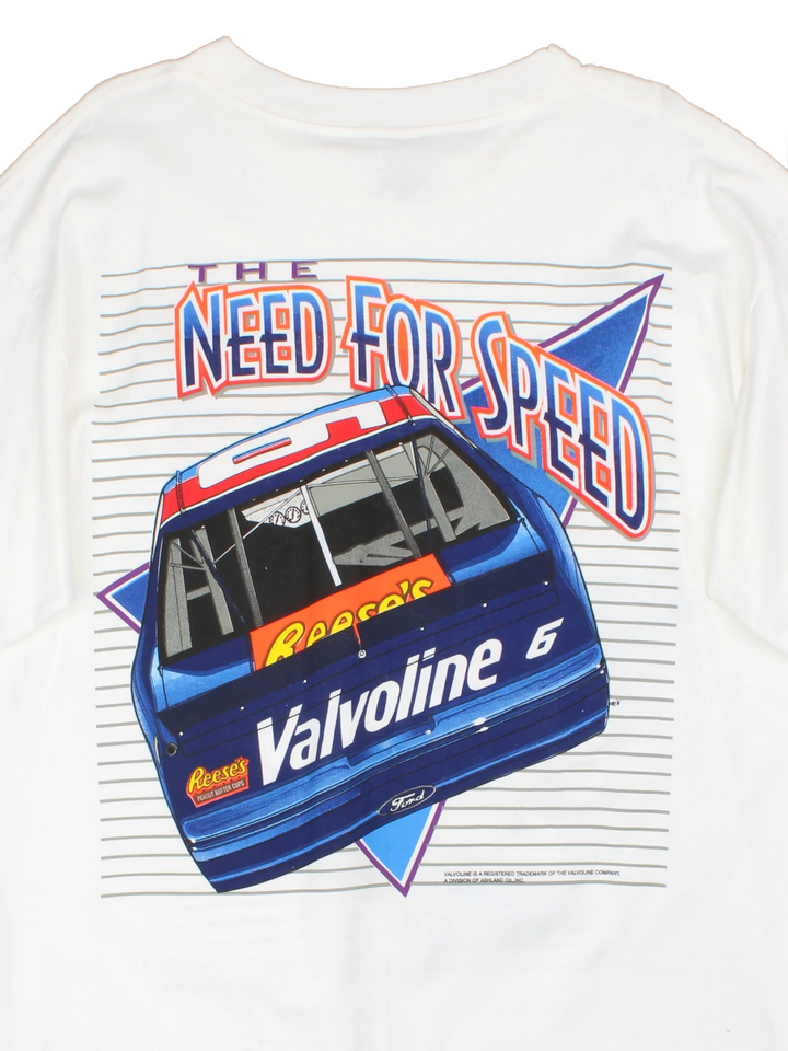 Ford Official Sportswear Mark Martin NASCAR printed t-shirt