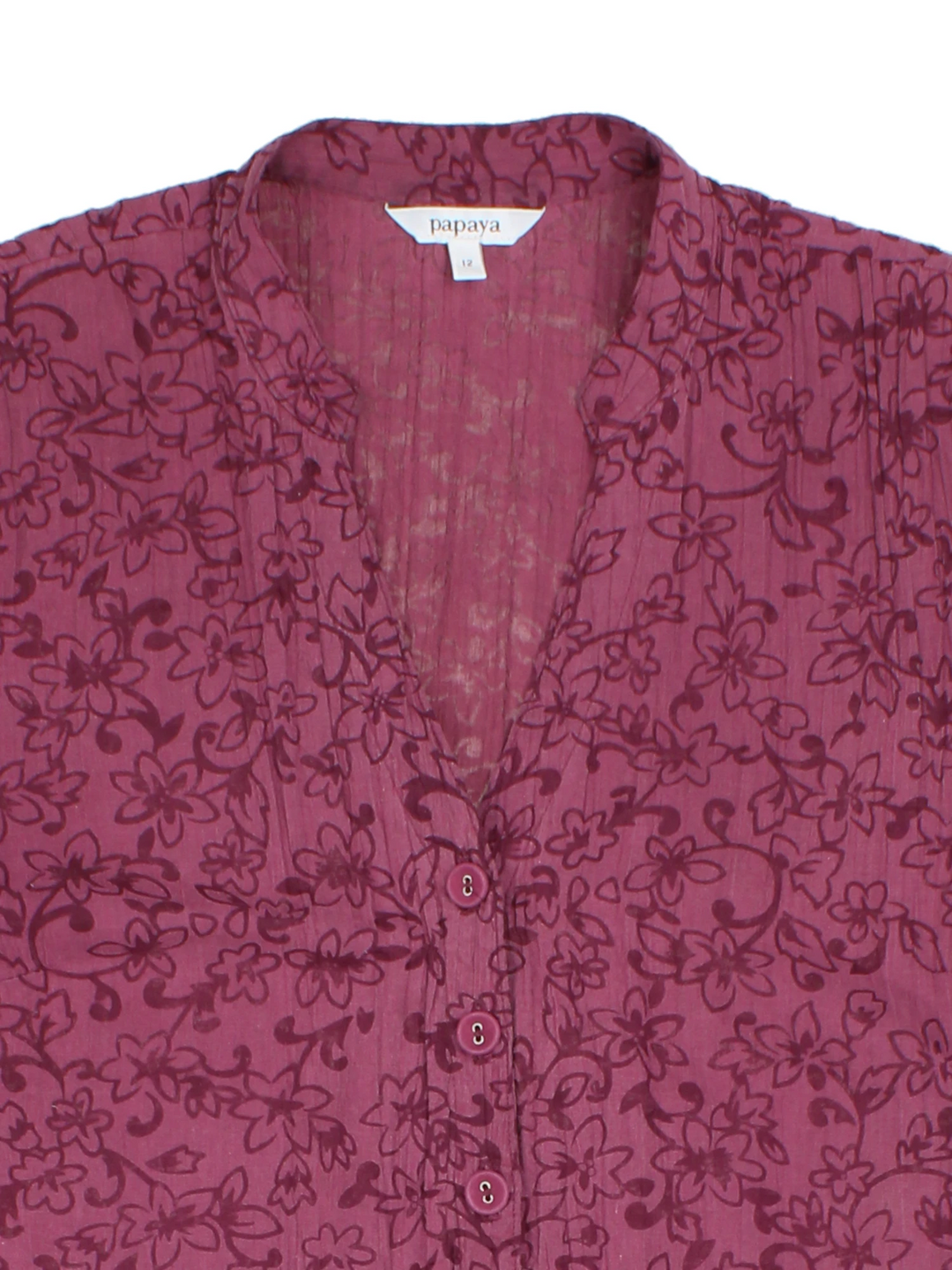 Y2K Floral Shirt (Size M)