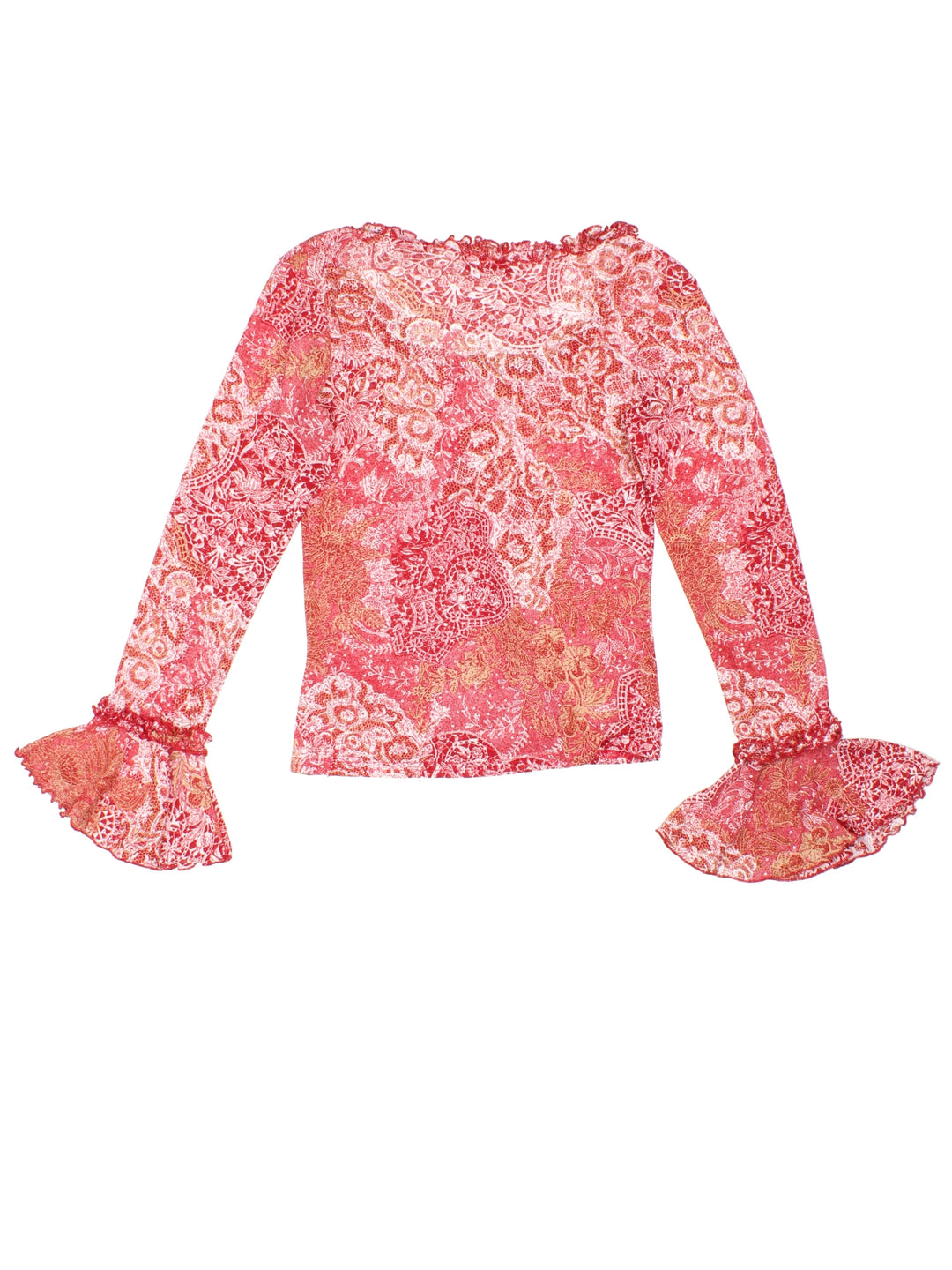 Y2K Flute Sleeve Top (Size M)