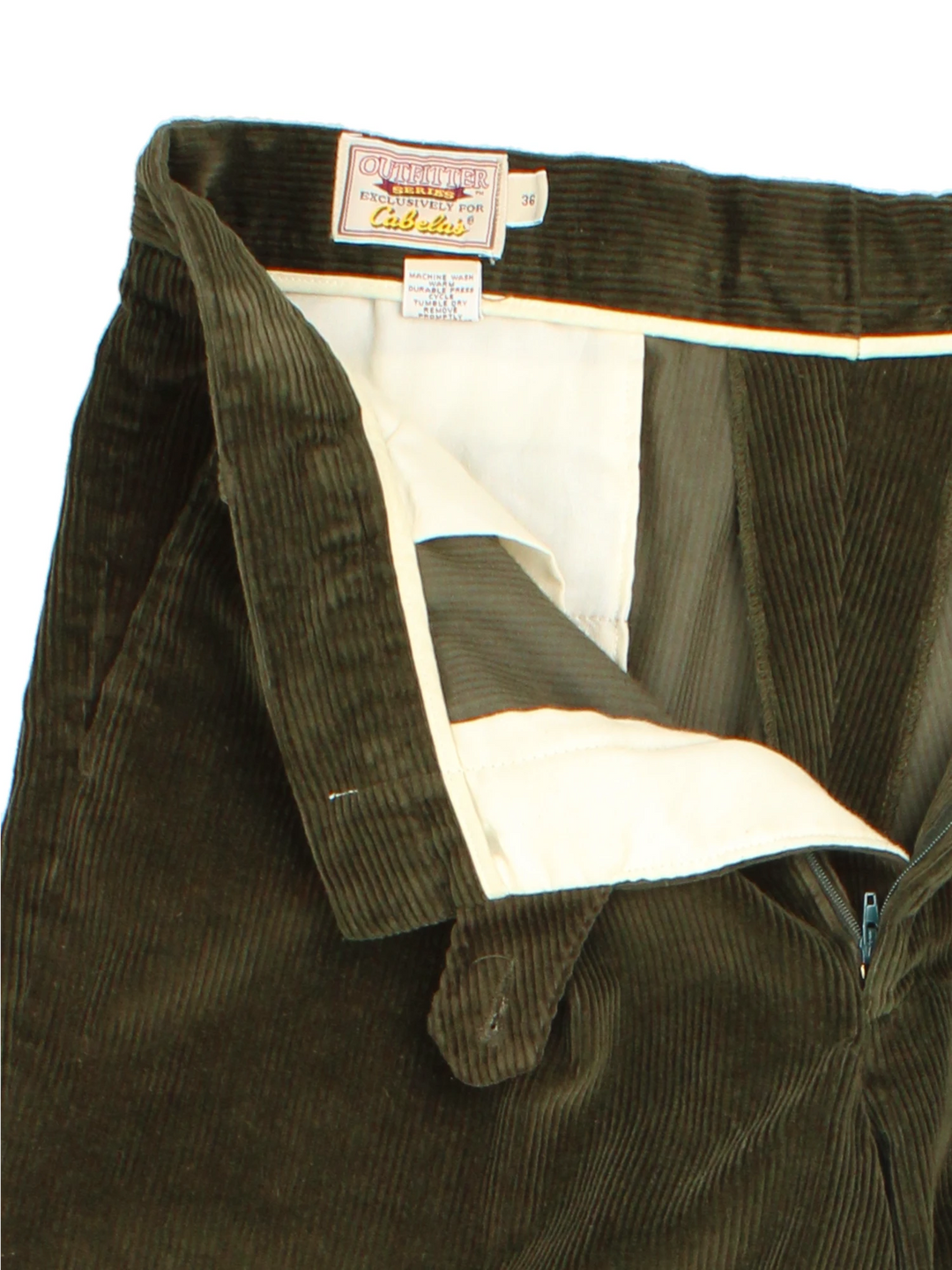Vintage Corduroy Pleated Trousers (Size XL)